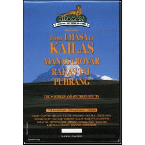 チベットのロードマップ　ラサ〜カイラス From Lhasa to Kailas｜tmaps