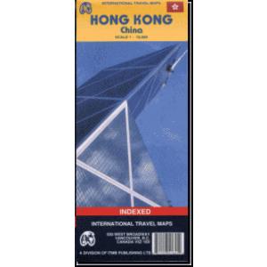 見開き一枚マップ　国別地図　ITMB香港 Hong Kong China｜tmaps