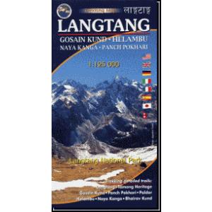 ネパールヒマラヤ・トレッキングマップ　ランタン