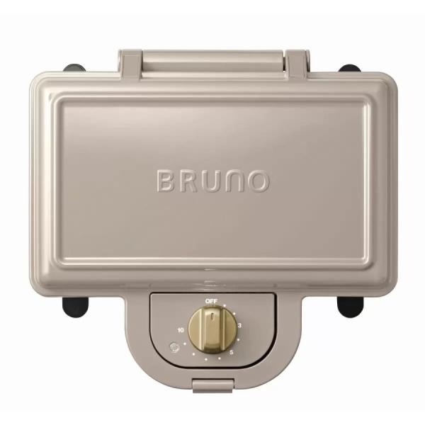 BRUNO ブルーノ ホットサンドメーカー ダブル グレージュ BOE044-COGRG 電気 2枚