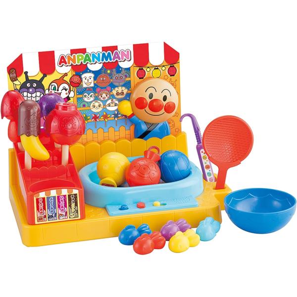 金魚も！ヨーヨーも！フルーツあめも！アンパンマンおまつり屋台DX 対象年齢 3才以上