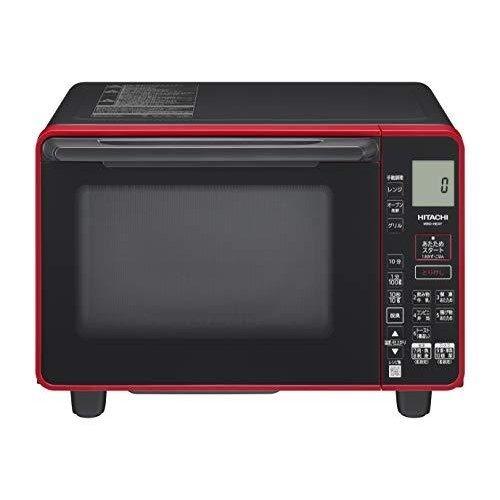 日立 オーブンレンジ 22L 温度センサー シンプル操作 MRO-HE4Y R レッド