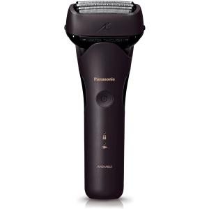 パナソニック メンズシェーバー ラムダッシュ 3枚刃 茶 充電中でも剃れる ES-LT2Q-T