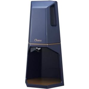 ドウシシャ メガ盛り ふわふわ電動かき氷器 製氷カップ4個付き(Mサイズ) ネイビー