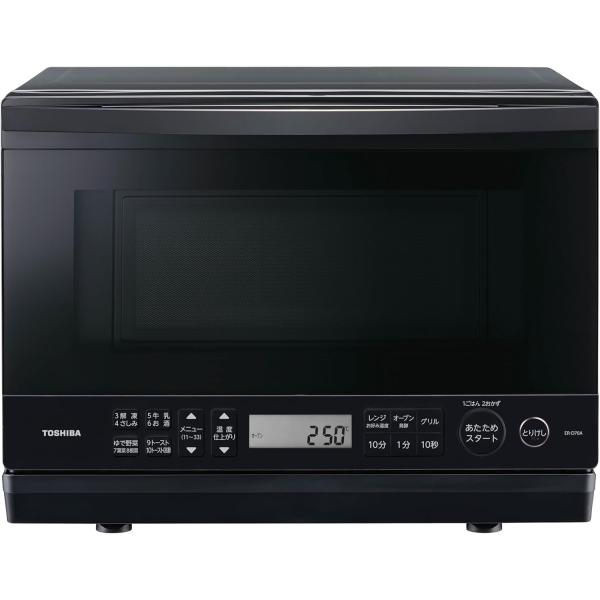 TOSHIBA(東芝) スチームオーブンレンジ 石窯ドーム ER-D70A(K) ブラック 250℃...