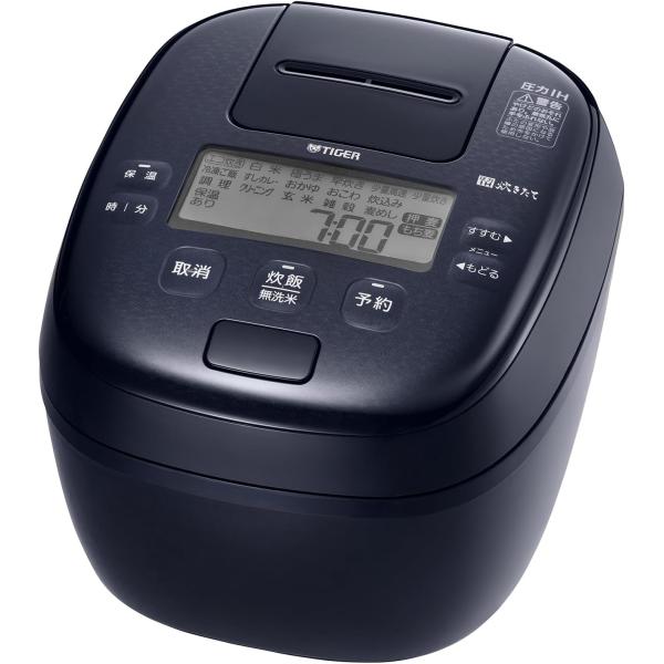 タイガー魔法瓶(TIGER) 炊飯器 5.5合 圧力IH式 土鍋蓄熱コート釜 ブルーブラック JPI...