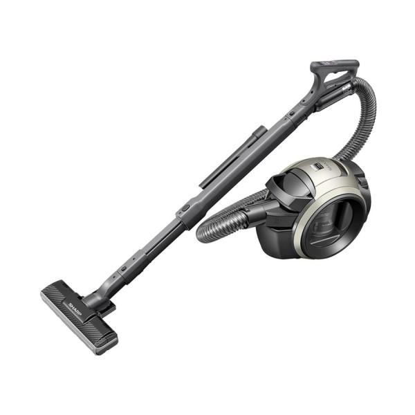 シャープ EC-MS330-N キャニスター掃除機 遠心分離サイクロン式掃除機 軽量 シャンパンゴー...