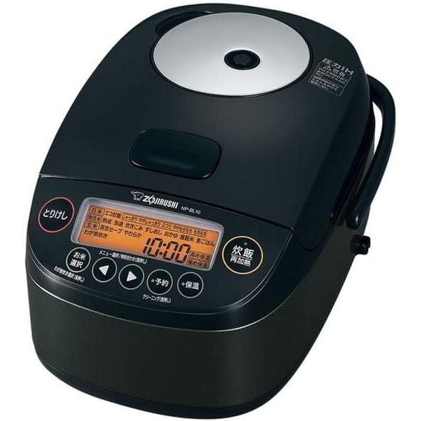 象印 炊飯器 圧力IH炊飯ジャー（5.5合炊き） ブラック ZOJIRUSHI 極め炊き NP-BL...