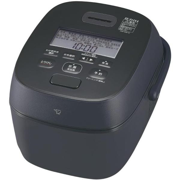 象印 ZOJIRUSHI 圧力IH炊飯ジャー 極め炊き 5.5合炊き 豪炎かまど釜 スレートブラック...