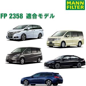 マンフィルター(MANN FILTER) FP2358 ホンダ フレシャスプラス  エアコン キャビン フィルター ウイルス 抗菌 脱臭 三層構造｜tmh