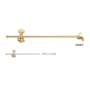 窓金物 BEST ベスト No.468 丸棒調整器 サテンニッケル/黄銅磨き