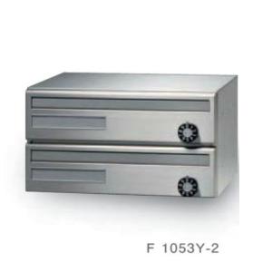 Post郵便受け 鉄製7.5kg 田島タジマメタルワーク 集合郵便受ポスト 前入前出 F1053T-3 3段 たて