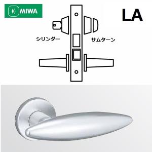 美和ロック ミワ レバーハンドル LA32-1 SV アルミシルバー : TMK