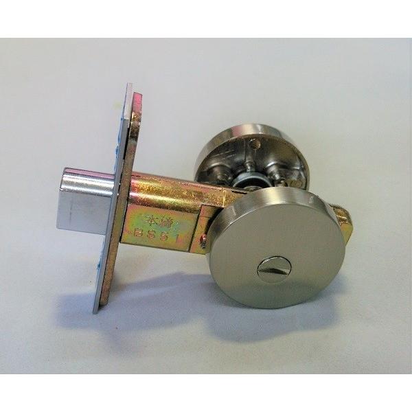 川口技研 内締錠（表示なし）　S3N  サムターン/非常開錠  ニッケル仕上げ