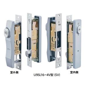 美和ロック MIWA ミワ SL16-4V 内外両面U9シリンダー 扉厚33mm用