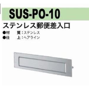 郵便差入口 ポスト口 中西 SUS-PO-10 ステンレス製