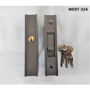 ウエスト(West) WEST 万能取替引戸錠 キー3本セット ブロンズ 324