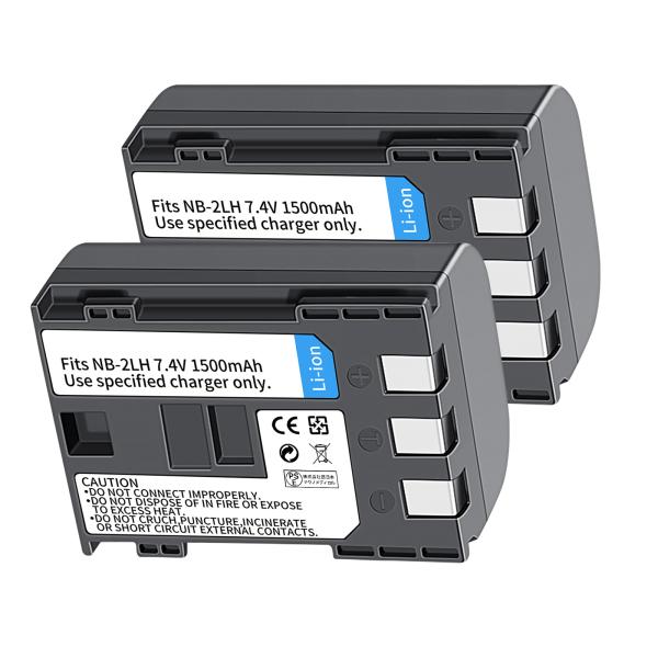 新品 Canon iVIS HF-R10  互換バッテリー 1500mAh 7.4V 対応用 1年保...