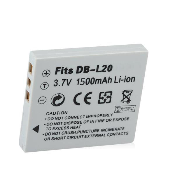 新品SANYO DB-L20 互換バッテリー【1500mAh 3.7V】1年保証 リチウムイオンバッ...