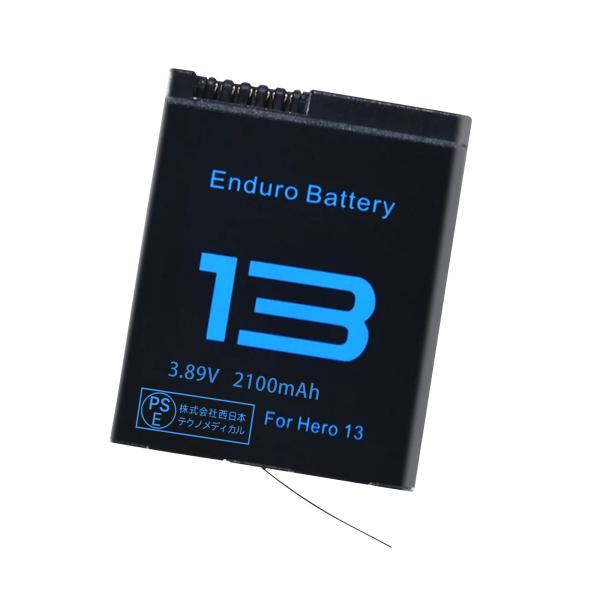 新品 GO PRO GoproHero 13 互換バッテリー 2100mAh 3.89V 対応用 1...