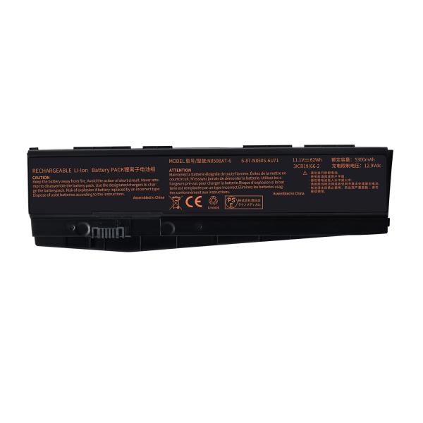 【期間 5%OFF】新品 HASEE N850BAT-6 互換バッテリー 5300mAh 11.1V...