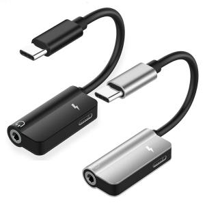 TR-OA004 USB Type-C オーディオ 変換アダプタ 電源ポート付き 3.5mm  PD対応 USB-C タイプC (C)｜tmp-mart