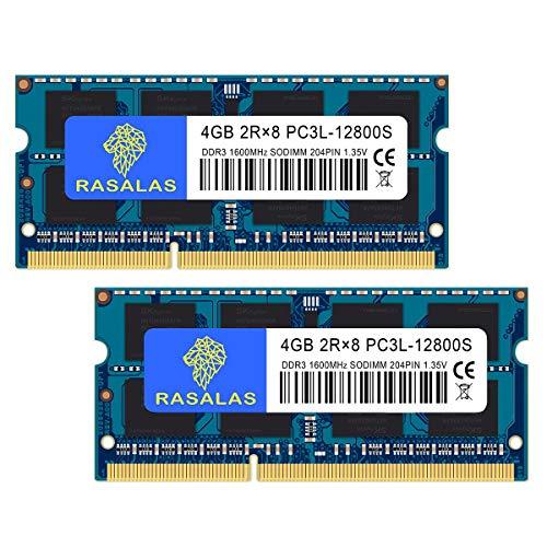 DDR3L 1600MHz PC3L-12800 Sodimm 4GB×2枚 Non ECC 電圧 ...