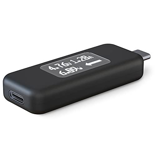 Plugable USB-C 電流電圧チェッカー 100W 対応、USB Type-C ポート搭載ラ...
