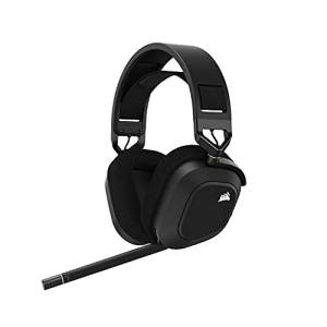 CORSAIR HS80 RGB WIRELESS プレミアムゲーミングヘッドセット、PC/PS4/PS5 Dolby Atmos CA-901123