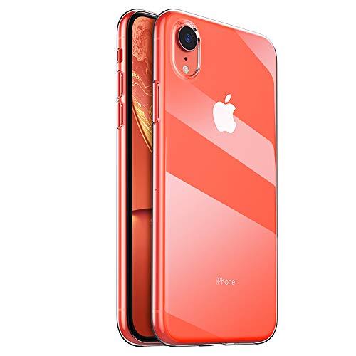 ORANGA iPhone XR ケース クリア TPU 指紋防止 キズ防止 Qi充電対応 薄型 カ...