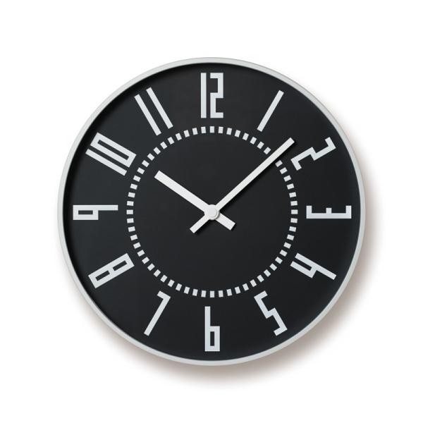 レムノス　Lemnos　eki clock / ブラック　掛け時計　TIL16-01 BK