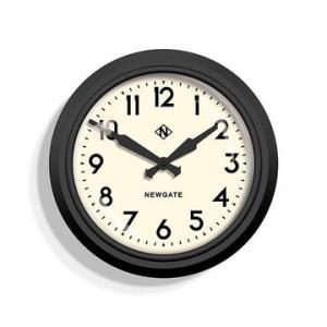 NEW GATE(ニューゲート) 掛け時計　The Electric Black Station Wall Clock GWL12MK (マットブラック）