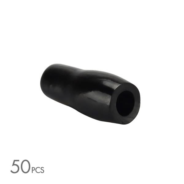 絶縁キャップ 黒色 50個セット 配線 裸圧着端子の絶縁 内径 3.3/4.4/3.6mm IZ21...