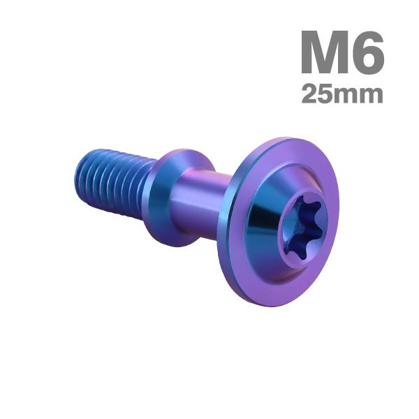 チタンボルト NMAX XMAX CVTケースカバーボルト M6×25mm ヤマハ車用 パープルブル...