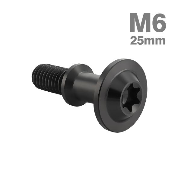 チタンボルト NMAX XMAX CVTケースカバーボルト M6×25mm ヤマハ車用 ブラック 1...