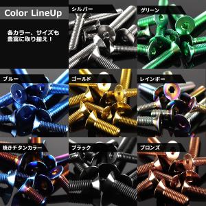 チタンボルト M5×20mm P0.8 皿ボル...の詳細画像3