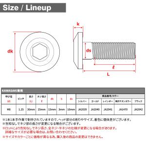 64チタン ブレーキディスク ローター ボルト...の詳細画像4