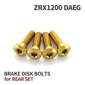 ZRX1200 DAEG 64チタン ブレーキディスクローターボルト