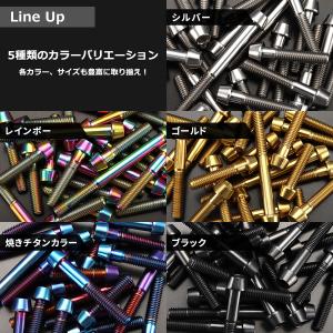 チタンボルト M6×65mm 1.0 テーパー...の詳細画像3