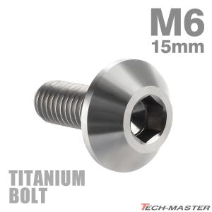 チタンボルト M6×15mm P1.0 テーパー...の商品画像
