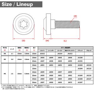 チタンボルト M6×15mm P1.0 トルク...の詳細画像4