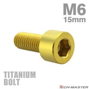 チタンボルト M6×15mm P1.0 キャップ...の商品画像