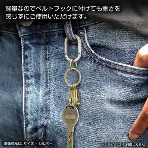 カラビナフック キーリング チタン キーフック...の詳細画像2