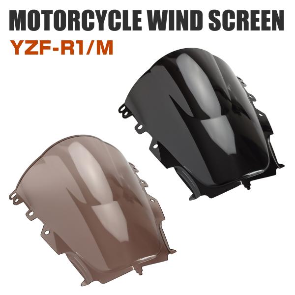 YZF-R1 YZF-R1M 20-25 ダブルバブル レーシングスクリーン スモーク ダークスモー...