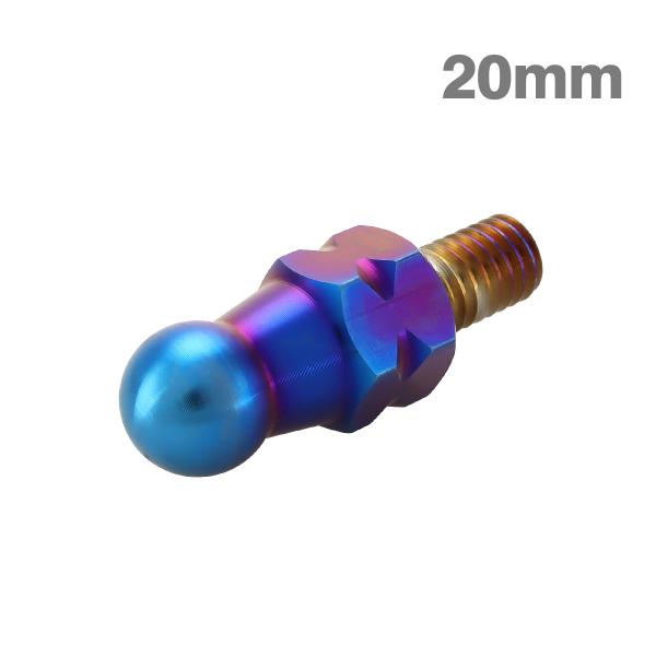 バンクセンサーボルト 20mm 汎用 M6x10mm P1.0 ステンレス製 焼きチタンカラー SZ...