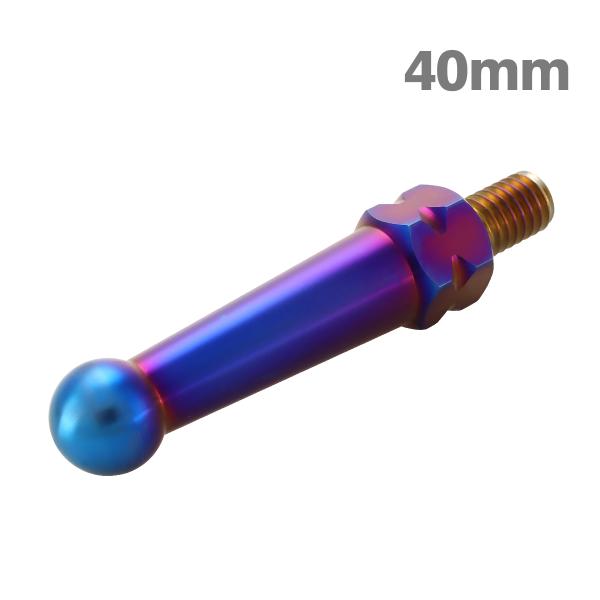 バンクセンサーボルト 40mm 汎用 M6x10mm P1.0 ステンレス製 焼きチタンカラー SZ...