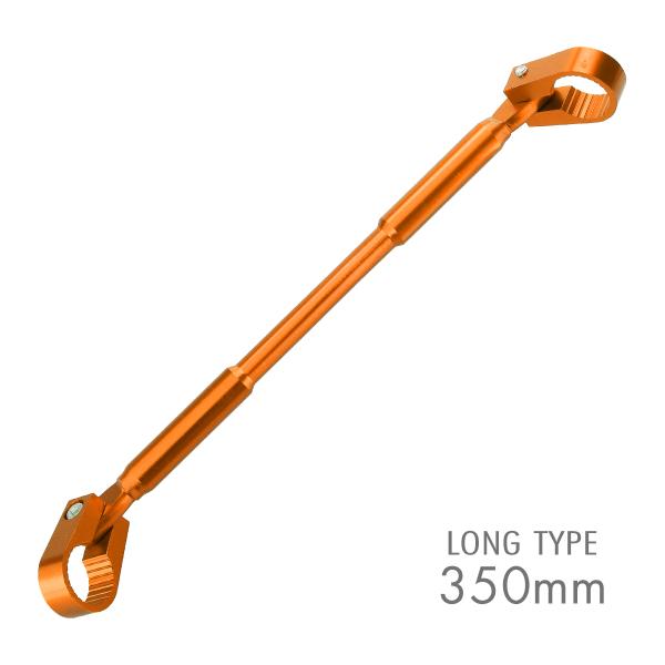 バイク ハンドル ブレースバー 22.2mm ハンドル用 汎用 アルミビレット ゴールド SZ311...