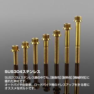 ステンレスボルト M6×20mm P1.0 フ...の詳細画像1