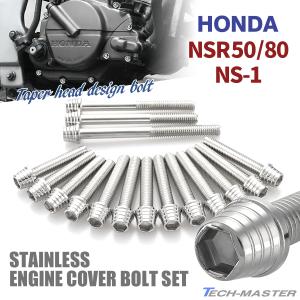 NS50F 貴重な前期　クランクケース　NSR NS-1 ミニ 実働品 TECHーMASTER（テックマスター） NSR50/80 NS-1 エンジンカバー