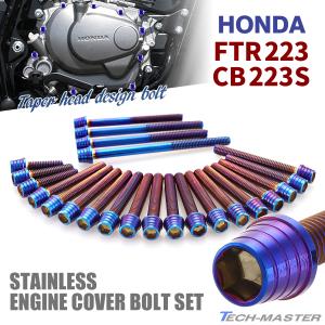 CB400SF/SB純正エンジンカバー左前 割れなし交換 仕上げにNC39 NC42